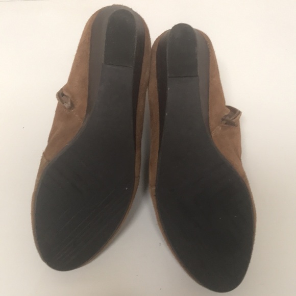 Nicole Camel Brown Pat Wedge Bootie size 8 - Picture 14 of 16